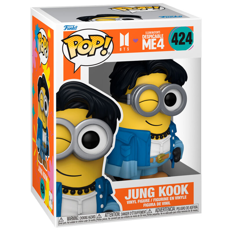 Funko Pop! Despicable Me 4 Jung Kook Minion - Figura da Collezione Vinyl Nerdscape