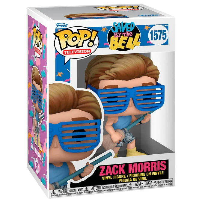 Funko Pop! Saved By the Bell Zack Morris - Figura da Collezione Vinyl Nerdscape