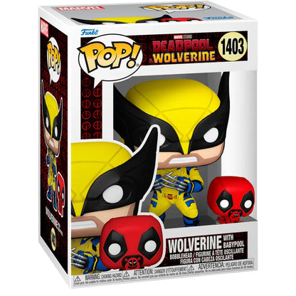 Funko Pop! Marvel Deadpool & Wolverine - Figura da Collezione Vinyl Nerdscape