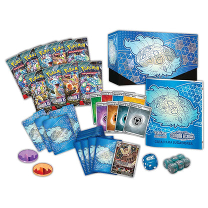 Spanish Pokemon Scarlet & Purple Astral Crown elite trainer case Nerdscape