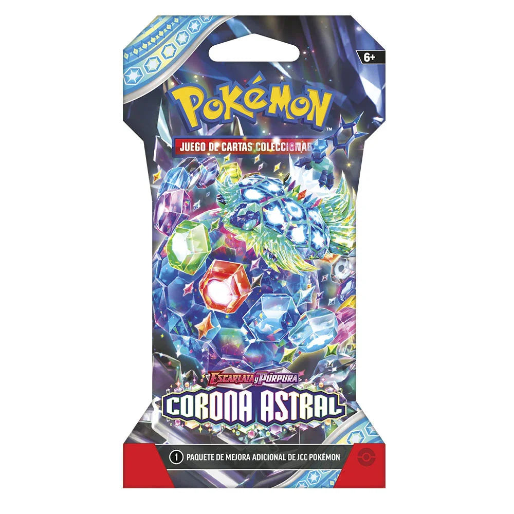 Spanish Pokemon Scarlet & Purple Astral Crown collectible card game envelope Nerdscape