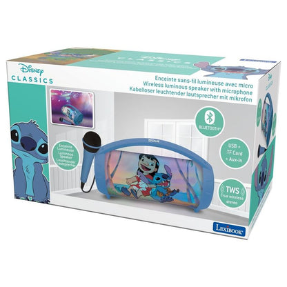 Disney Stitch Bluetooth speaker with microphone Nerdscape