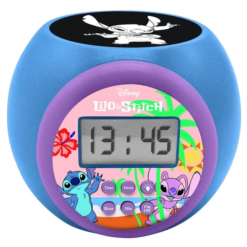 Disney Stitch Projector alarm clock Nerdscape