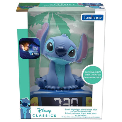 Disney Stitch digital 3D alarm clock light and sound Nerdscape