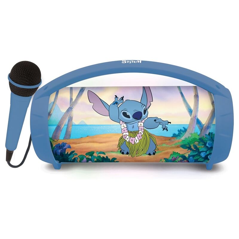 Disney Stitch Bluetooth speaker with microphone Nerdscape