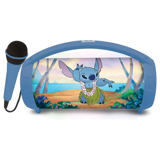 Enceinte Bluetooth Disney Stitch avec microphone