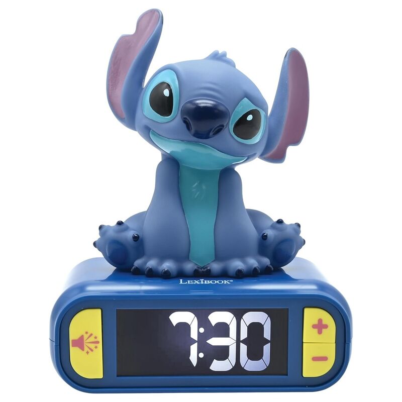 Disney Stitch digital 3D alarm clock light and sound Nerdscape
