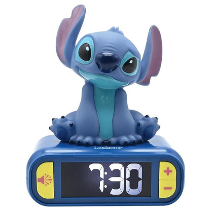 Disney Stitch digital 3D alarm clock light and sound Nerdscape