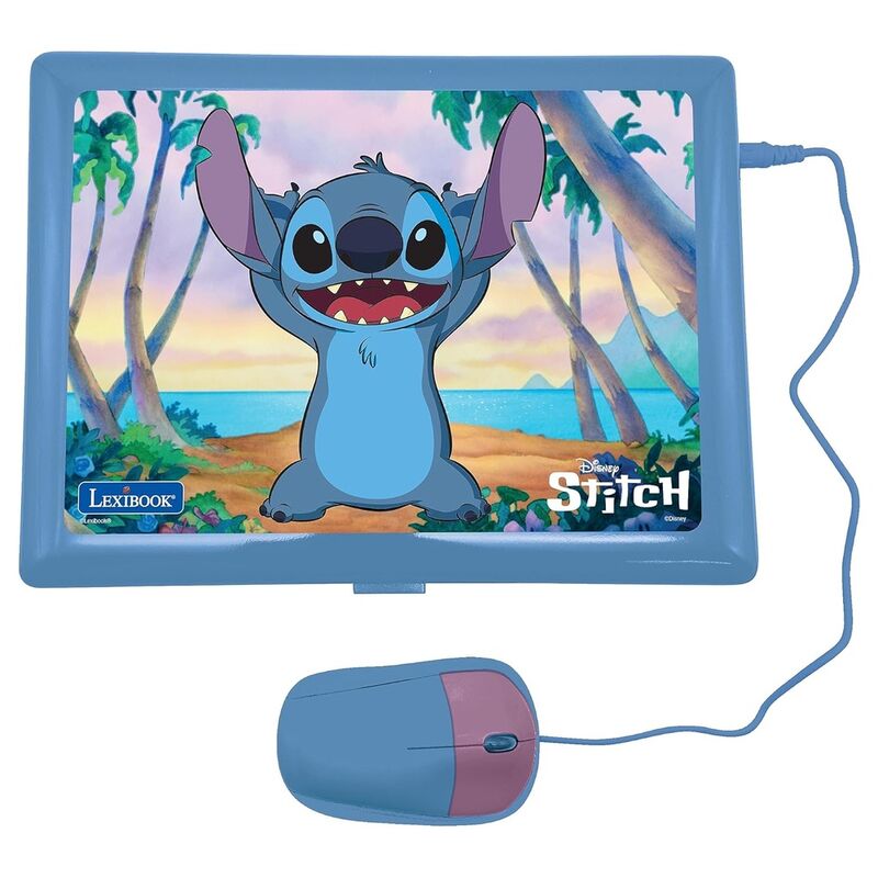 Disney Stitch Educational bilingual laptop Nerdscape
