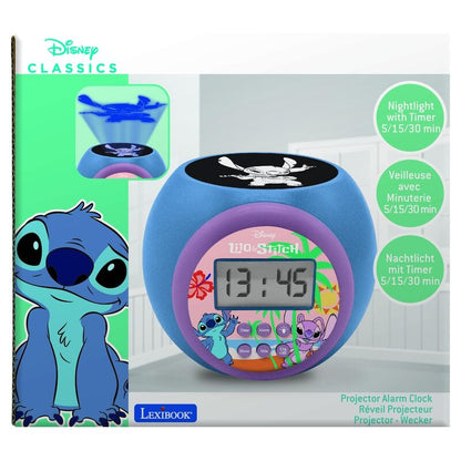 Disney Stitch Projector alarm clock Nerdscape