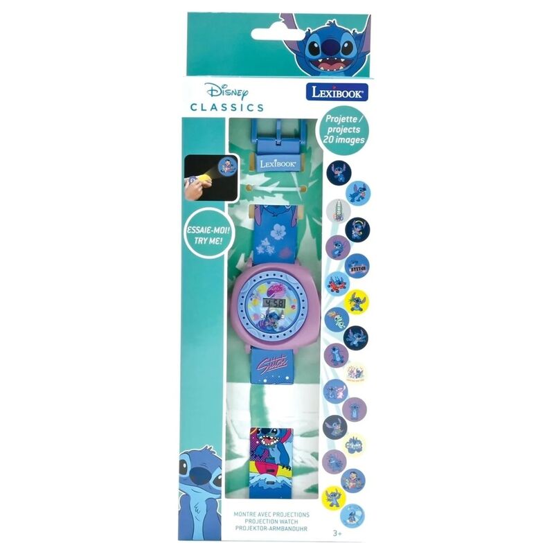 Disney Stitch digital projector clock Nerdscape