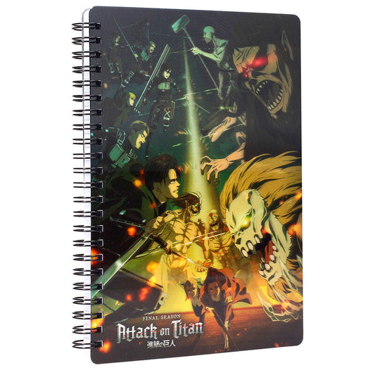 Carnet 3D Attack on Titans Struggle