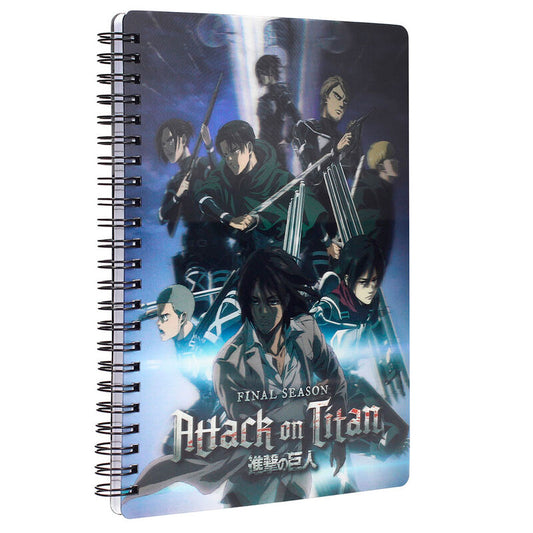 Carnet 3D du groupe L'Attaque des Titans