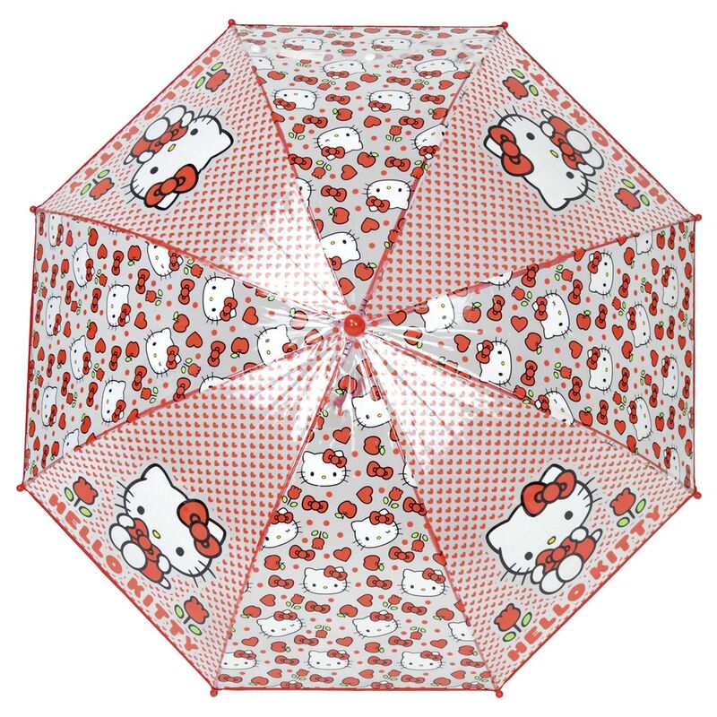 Hello Kitty manual transparent umbrella 48cm Nerdscape