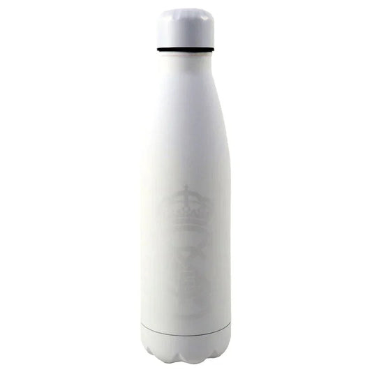 Real Madrid stainless steel white bottle 600ml Nerdscape