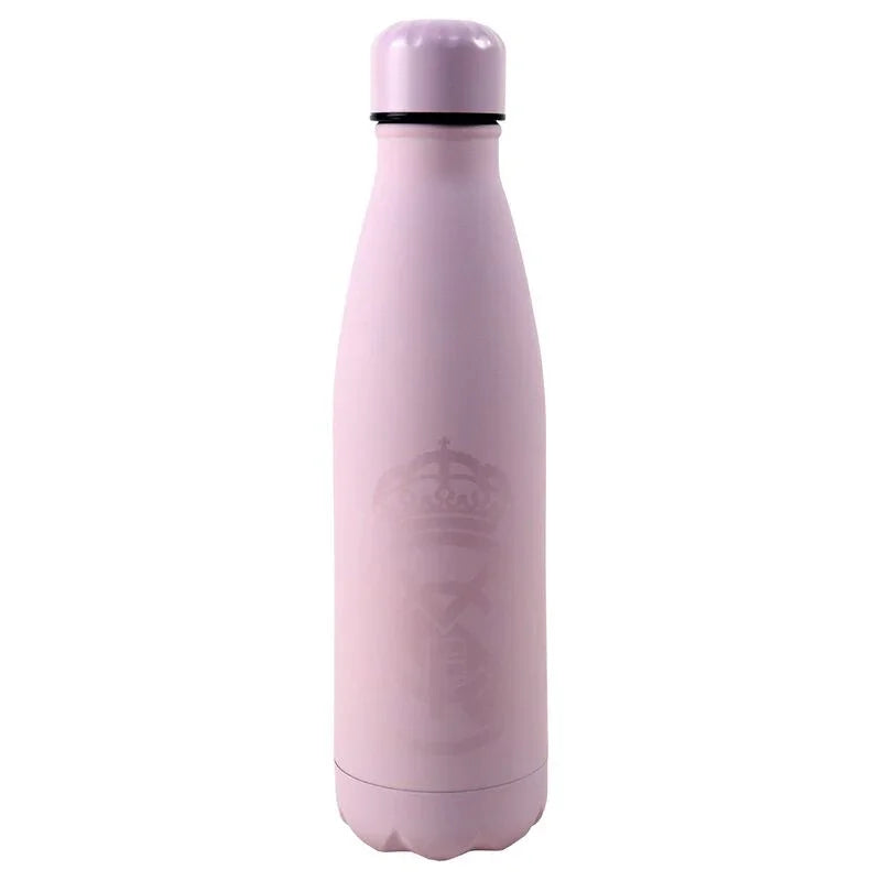 Real Madrid stainless steel pink bottle 600ml Nerdscape
