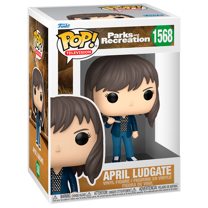Funko Pop! Parks and Recreation April Ludgate - Figura da Collezione Vinyl Nerdscape