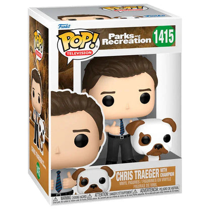 Funko Pop! Parks and Recreation Chris Traeger - Figura da Collezione Vinyl Nerdscape