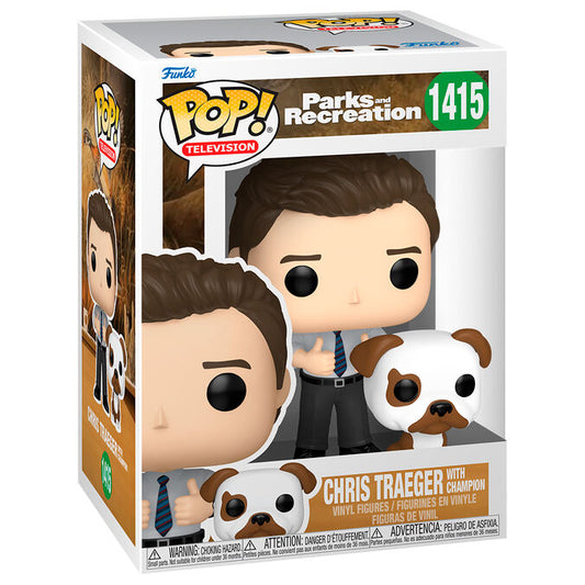 Funko Pop! Parks and Recreation Chris Traeger - Figura da Collezione Vinyl