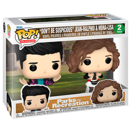 Blister 2 figures POP Parks and Recreation Dont Be Suspicious Jean-Ralphio &amp; Mona-Lisa