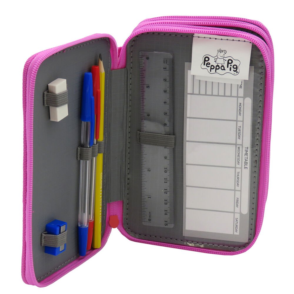 Pepa Pig triple filled pencil case - Nerdscape