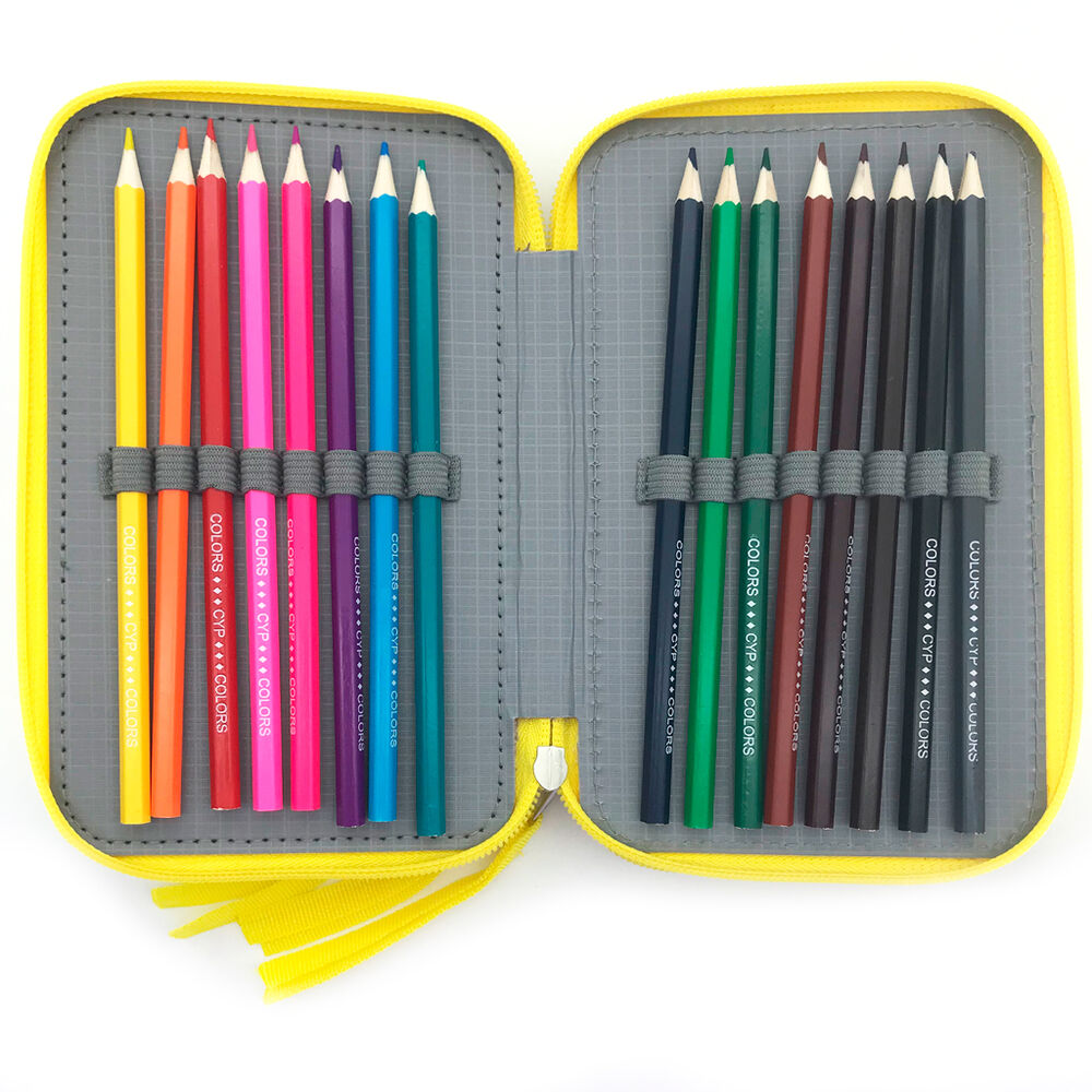 Bluey Leaves triple pencil case Nerdscape