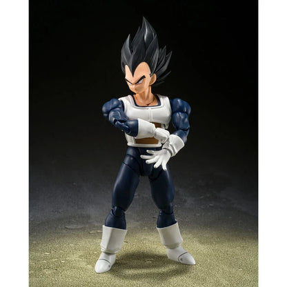 S.H. Figuarts Vegeta Dragon Ball Z Old Battle Clothes Figura da Collezione - Nerdscape Nerdscape