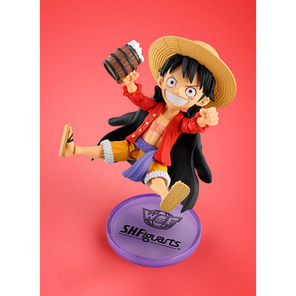 S.H Figuarts Monkey D. Luffy One Piece - Figura da Collezione 7,5cm - Nerdscape Nerdscape