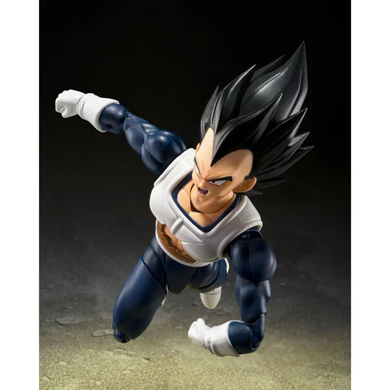 S.H. Figuarts Vegeta Dragon Ball Z Old Battle Clothes Figura da Collezione - Nerdscape Nerdscape