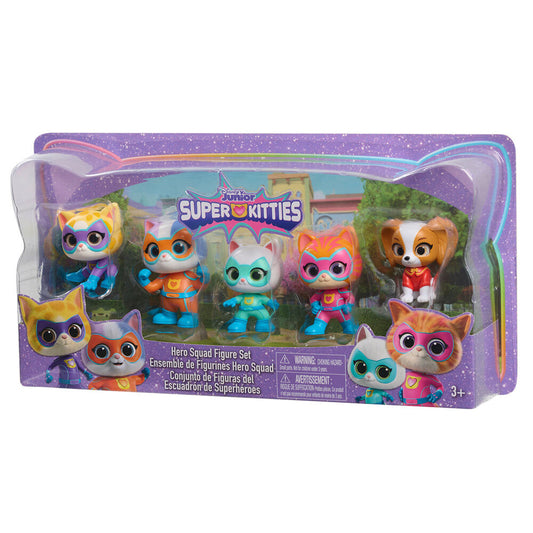 SuperKitties Super Heroes e Villain 7,5cm Figura da Collezione - Nerdscape Nerdscape