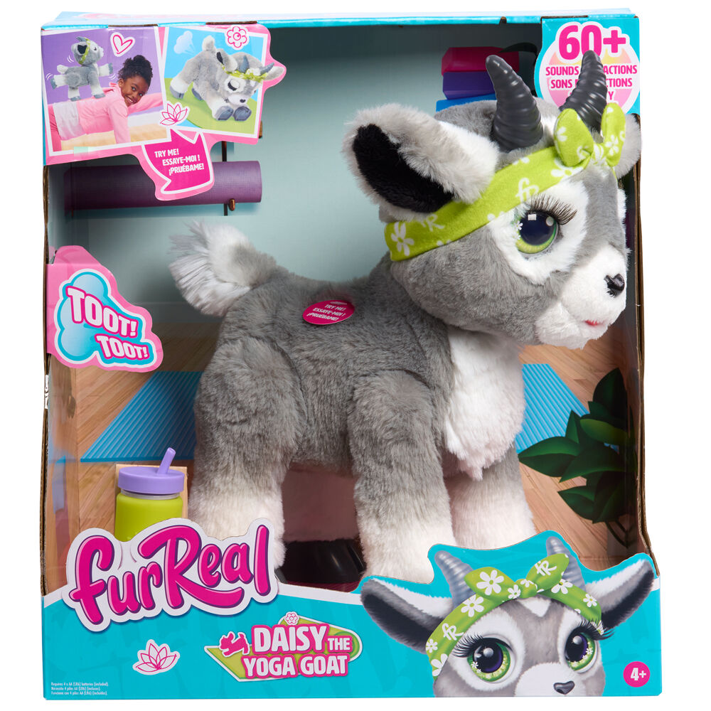 FurReal Daisy Yoga goat Interactive plush toy Nerdscape