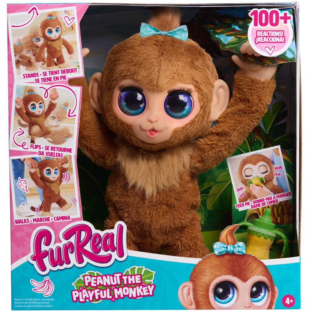 FurReal Peanut playful monkey Interactive plush toy Nerdscape