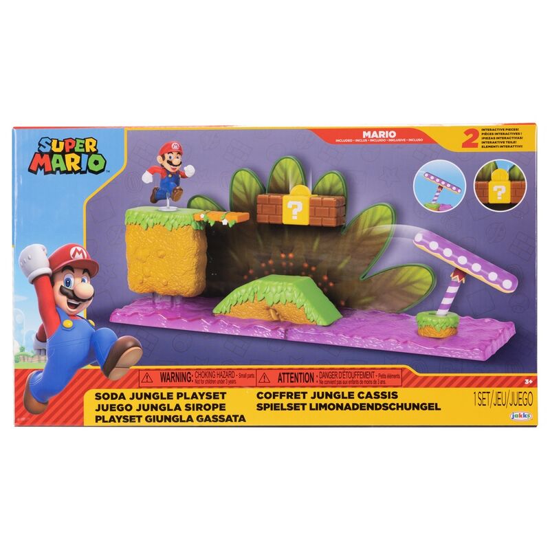 Super Mario Bros Soda Jungle playset Nerdscape