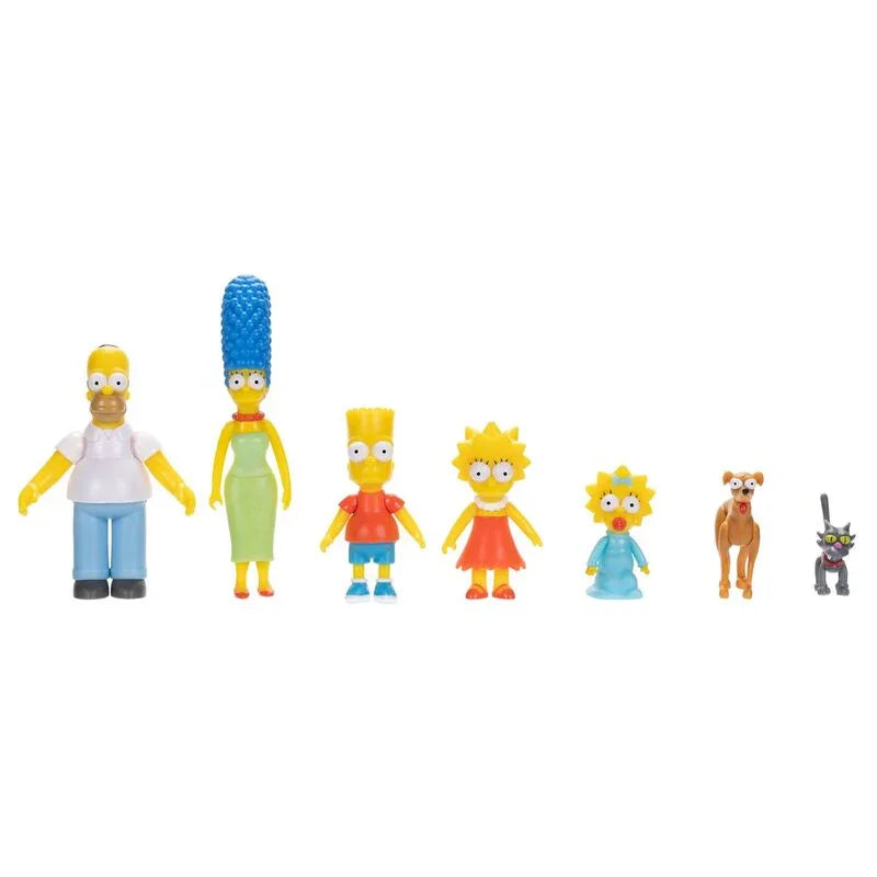 The Simpsons Family pack 7 figures 6cm Nerdscape