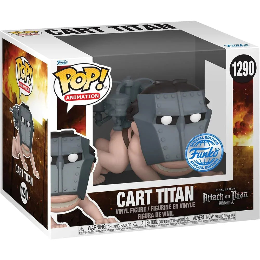POP figure Super Attack On Titan Cart Titan Exclusive Nerdscape
