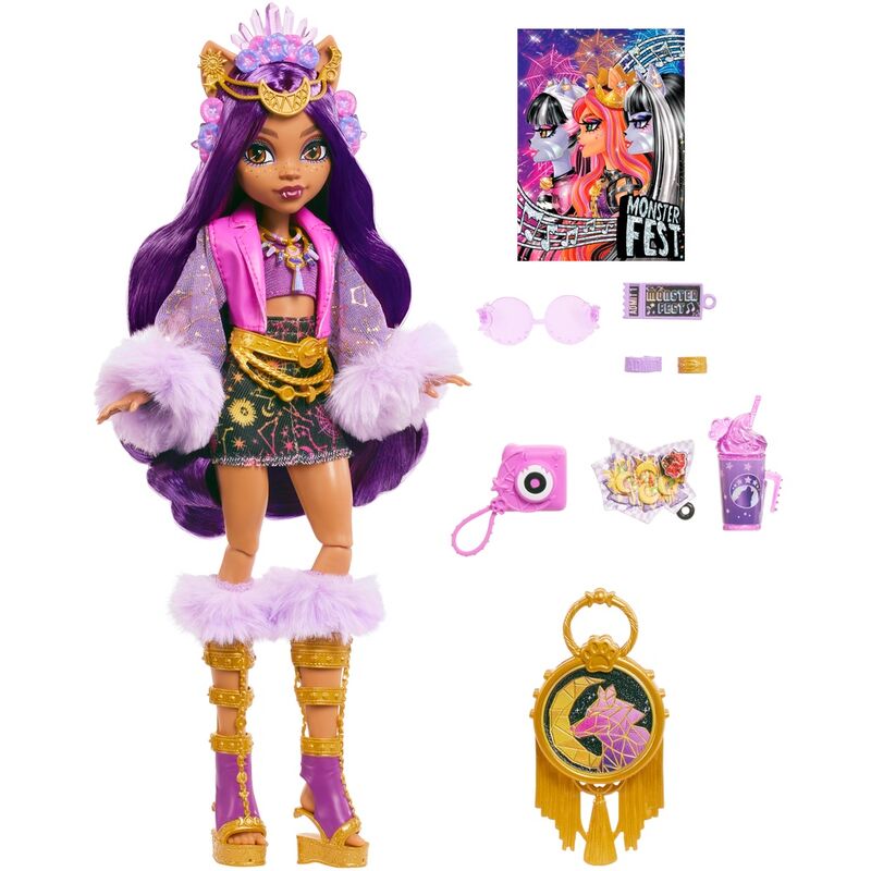 Monster High Monster Party Clawdeen Wolf doll Nerdscape