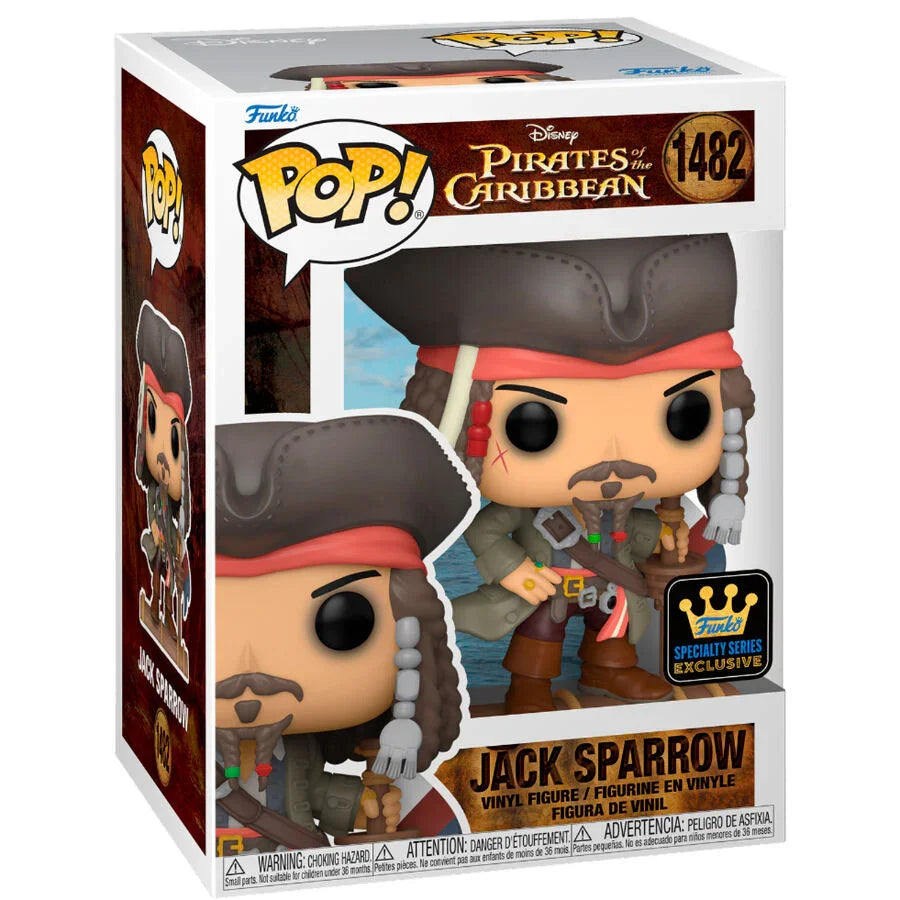 Funko Pop! Pirates of the Caribbean Jack Sparrow - Figura da Collezione Vinyl Nerdscape