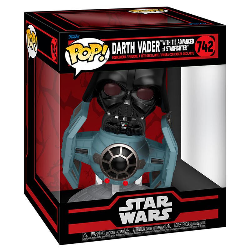 POP figure Rides Deluxe Star Wars Darth Vader with Tie Advanced Starfighter - Nerdscape