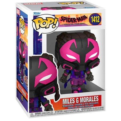 Funko Pop! Marvel Spiderman Across the Spider-Verse Miles G Morales - Figura da Collezione Vinyl Nerdscape