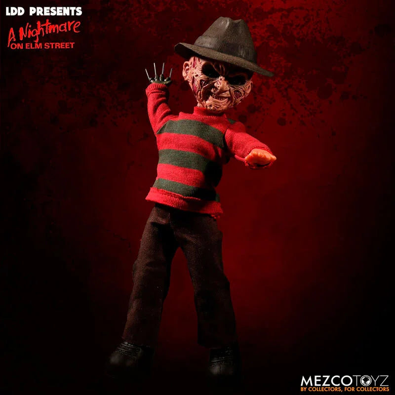 English A Nightmare on ELM Street Freddy Krueger Talking doll 25cm Nerdscape