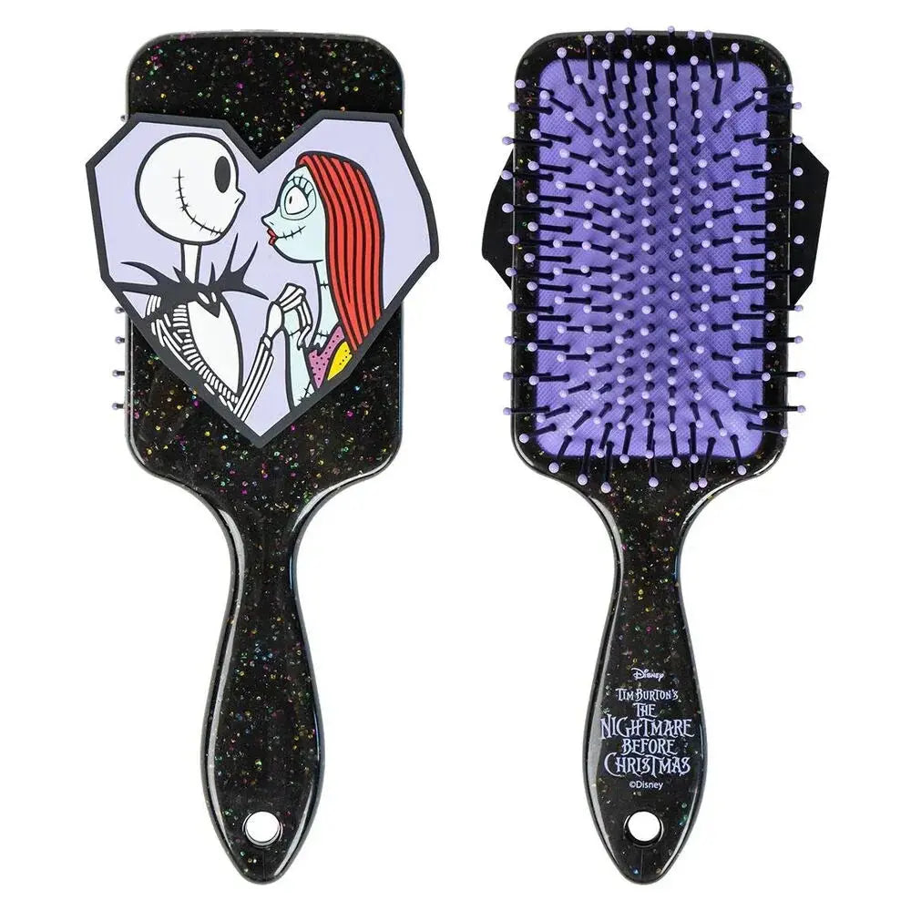 Disney Nightmare Before Christmas Jack & Sally hairbrush Nerdscape