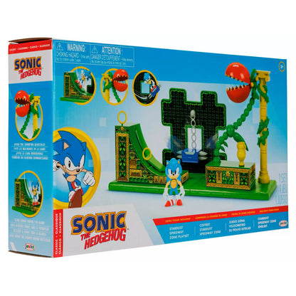 Sonic the Hedgehog Stardust Speedway Zone playset Nerdscape