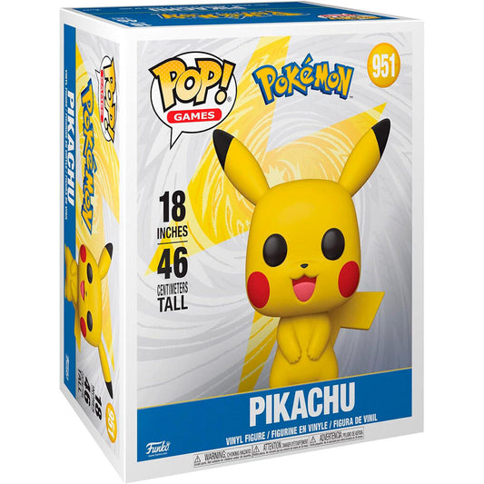 Funko Pop! Mega Pokemon Pikachu 46cm - Figura da Collezione Vinyl