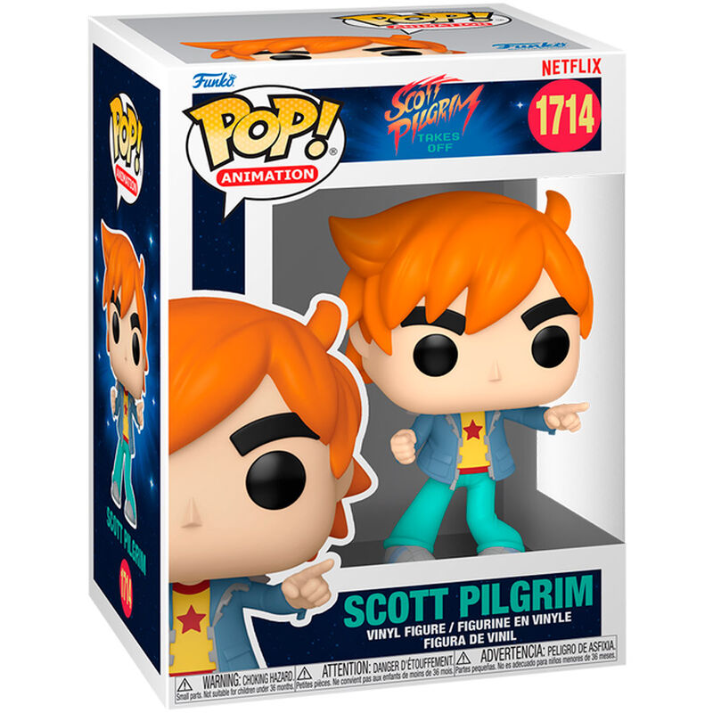 Funko Pop! Scott Pilgrim Takes Off Scott Pilgrim - Figura da Collezione Vinyl Nerdscape