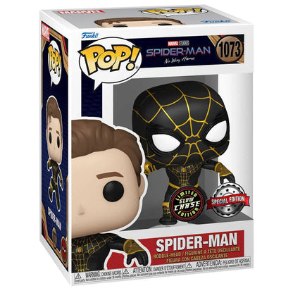 POP figure Marvel Spider-Man No Way Home Spider-Man Exclusive Chase Nerdscape