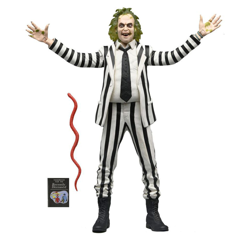 Beetlejuice - Beetlejuice 1988 Black and White Striped Suit figure 18cm