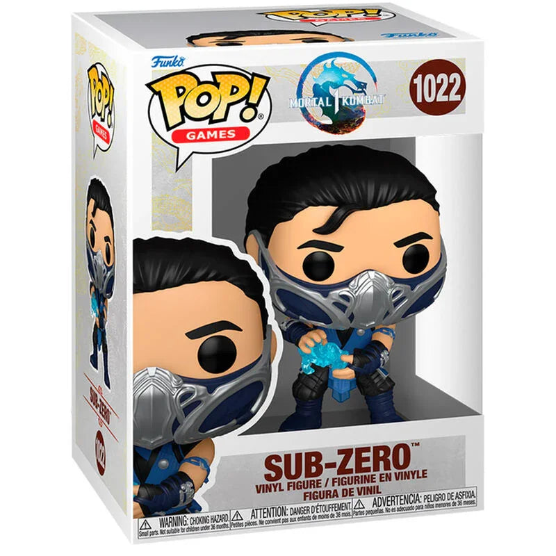 Funko Pop! Mortal Kombat Sub-Zero - Figura da Collezione Vinyl Nerdscape