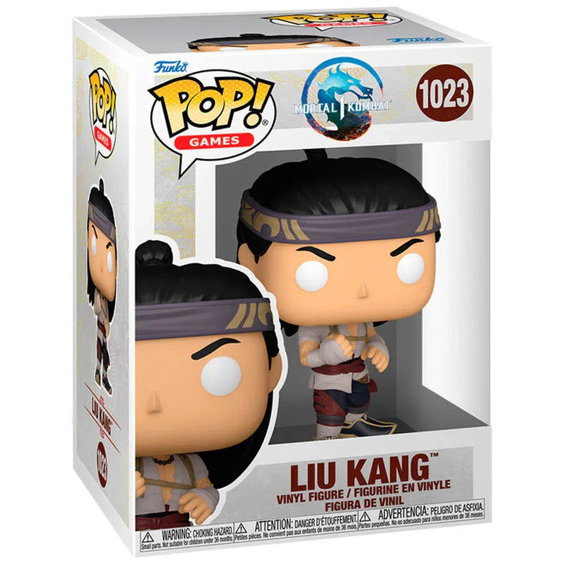 Funko Pop! Mortal Kombat Liu Kang - Figura da Collezione Vinyl Nerdscape