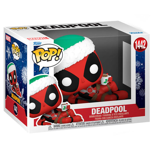 Figurine POP Marvel Deadpool avec chocolat chaud