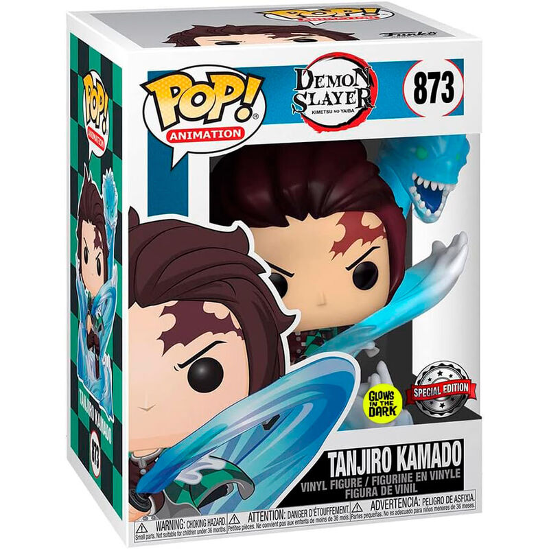 Funko Pop! Demon Slayer Kimetsu no Yaiba Tanjiro Kamado - Figura da Collezione Vinyl Nerdscape